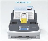 FUJITSU ScanSnap iX1600 skener A4, 40ppm, 600dpi, ADF 50listů, WIFI , LCD,  - vizitky, úč