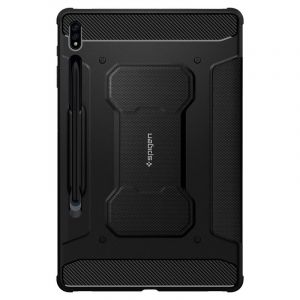 Spigen Rugged Armor Pro, black - Galaxy Tab S7+