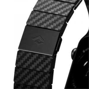 Pitaka Carbon fiber strap, black - Apple Watch 7 (45mm)/6/SE/5/4 (44mm)/3/2/1 (42mm)