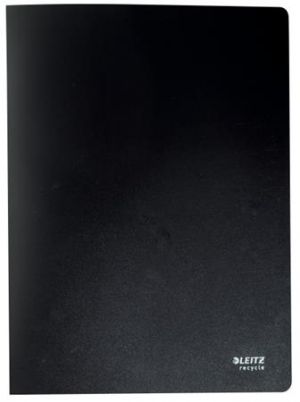 Ekologická katalogová kniha Leitz RECYCLE A4, PP, 40 kapes, černá