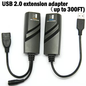 USB 2.0 extender po Cat5/Cat5e/Cat6 do 100m
