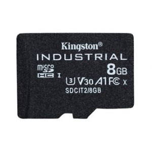 Kingston paměťová karta Industrial C10, 8GB, micro SDHC, SDCIT2/8GBSP, UHS-I U3 (Class 10)
