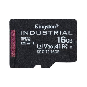 Kingston paměťová karta Industrial C10, 16GB, micro SDHC, SDCIT2/16GBSP, UHS-I U3 (Class 1