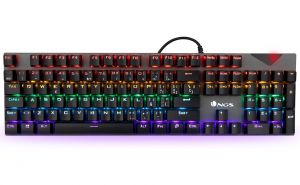 NGS GKX-500/ Mechanická herní drátová klávesnice/ USB/ černá/ CZ+SK layout