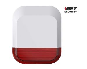 iGET SECURITY EP11 - Bezdrátová venkovní siréna pro alarm iGET SECURITY M5, dosah 1km