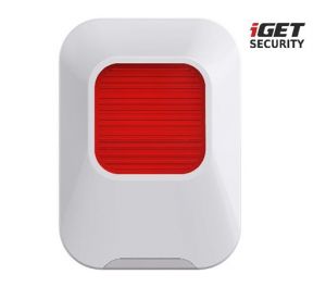 iGET SECURITY EP24 - Bezdrátová vnitří siréna pro alarm iGET SECURITY M5,  dosah 1km