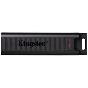 Kingston USB flash disk, USB 3.0 (3.2 Gen 2), 256GB, DataTraveler Max, černý, DTMAX/256GB,