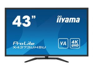 43" iiyama X4373UHSU-B1:VA,UHD,2xHDMI,DP,USB,PIP  3840 x 2160 4K
