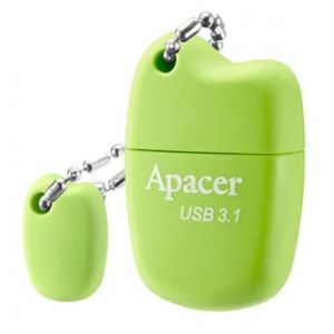 Apacer USB flash disk, USB 3.0 (3.2 Gen 1), 8GB, AH159, zelený, AP8GAH159G-1, USB A, s kry