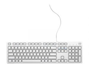 Dell Keyboard 580-ADHW, Dell KB-216 Multimedia Keyboard - German (QWERTZ) - White