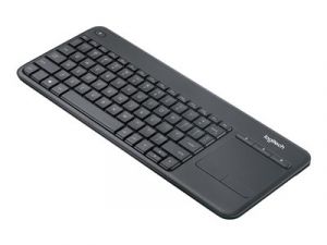 Logitech Wireless Touch Keyboard K400 Plus - Klávesnice - bezdrátový - 2.4 GHz - francouzš