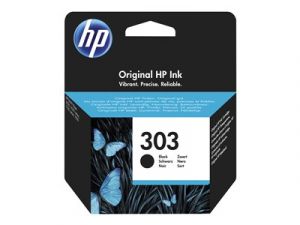 HP 303 Černá/Black Original Ink Cartridge (200 pages), T6N02AE