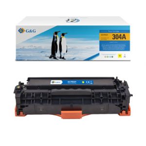 G&G kompatibilní toner s CC532A, black, NT-PH532UY, pro HP Color LaserJet CP2020/CP2025/CP