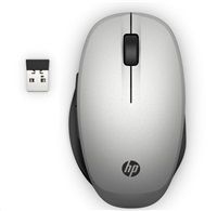 HP 300 bezdrátová myš Dual Mode - stříbrná