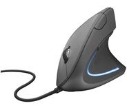 BAZAR - TRUST Myš Verto ergonomic mouse USB, black (černá) - poškozený obal