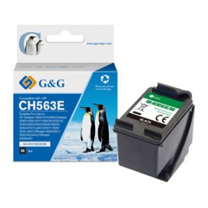 G&G kompatibilní ink s CH563EE, black, 18ml, ml NH-RC563BK, pro HP Deskjet 1000, 2000, 300