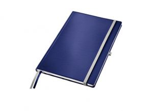 Zápisník Leitz STYLE A4, tvrdé desky, linkovaný, titanově modrá