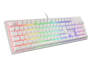 Genesis mechanická klávesnice THOR 303 TKL, bílá, US layout, RGB podsvícení, software, Out