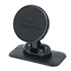 Magnetický držák mobilu(GPS) Swissten do auta, S-Grip Dashboard DM6, černý, kov, nalepovac