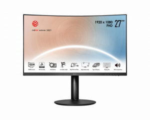 MSI monitor Modern MD271CP, 27" zakřivený/1920 x 1080 (FHD)/VA/4ms/3000:1/250cd / m2/ HDM