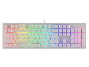 Genesis mechanická klávesnice THOR 303, US layout, bílá, RGB podsvícení, software, Outemu