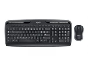 Logitech Wireless Combo MK330 - Klávesnice a sada myši - bezdrátový - 2.4 GHz - ruská - če