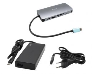 i-tec USB-C Metal Nano Dock HDMI/VGA with LAN, Power Delivery 65W + zdroj 77W