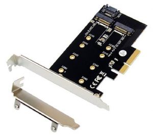 ProXtend  karta adaptéru PCIe X4 M.2 B & M Key NGFF SSD