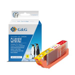 G&G kompatibilní ink s CLI551Y XL, yellow, 10,2ml, ml NP-C-0551XLY, high capacity, Canon P