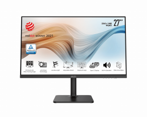 MSI monitor Modern MD271QP, 27"/1920 x 1080 (FHD)/IPS/5ms/1000:1/250cd / m2/ HDMI/DP/USB C