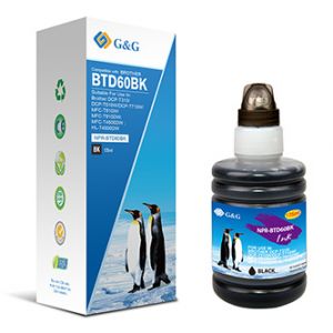G&G kompatibilní ink s BTD60BK, black, 6500str., NPR-BTD60BK, pro Brother DCP T300, DCP T5