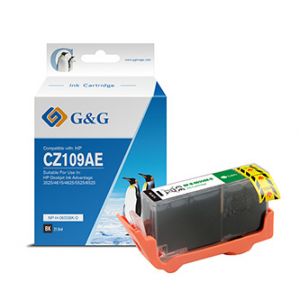 G&G kompatibilní ink s CZ109AE, black, 550str., NP-H-0655BK(HP655, pro HP Deskjet Ink Adva
