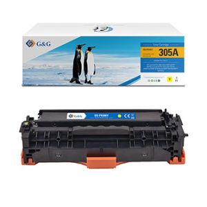 G&G kompatibilní toner s CE412A, yellow, 2600str., NT-PH305Y(CE412A), HP 305A, pro HP Colo