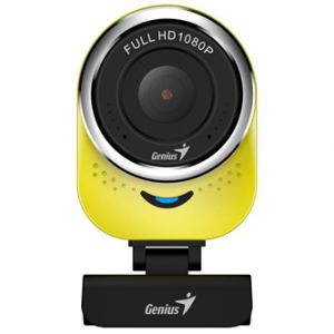 Genius Full HD Webkamera QCam 6000, 1920x1080, USB 2.0, žlutá, Windows 7 a vyšší, FULL HD,