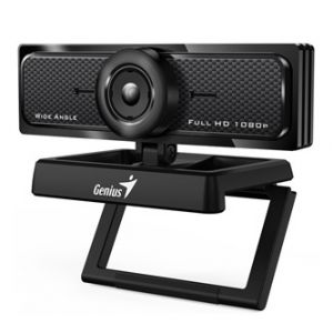 Genius Full HD Webkamera F100 V2, 1920x1080, USB 2.0, černá, Windows 7 a vyšší, FULL HD ro