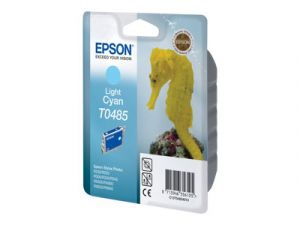 Epson T0485 - 13 ml - světle azurová - originální - blistr s RF / akustickým alarmem - ink