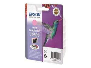 Epson T0806 - Světlá fialová - originální - blistr s RF / akustickým alarmem - inkoustová