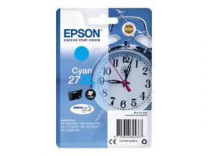 Epson 27XL - 17.7 ml - XL - azurová - originální - blistr s RF alarmem - inkoustová cartri