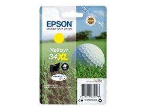 Epson 34XL - 10.8 ml - XL - žlutá - originální - blistr s RF / akustickým alarmem - inkous