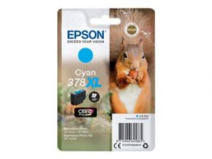 Epson 378XL - 9.3 ml - XL - azurová - originální - blistr s RF / akustickým alarmem - inko