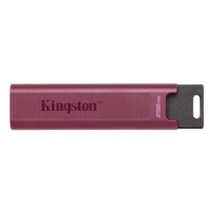 Kingston USB flash disk, USB 3.0 (3.2 Gen 2), 256GB, DataTraveler Max, vínový, DTMAXA/256G