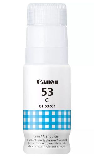 Canon inkoustová lahvička GI-53 C modrá