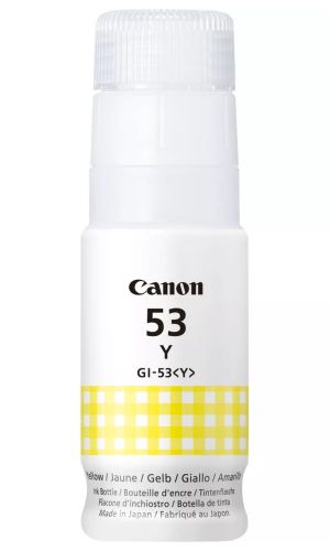 Canon inkoustová lahvička GI-53 Y žlutá