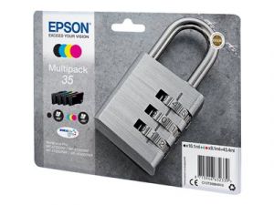 Epson 35 Multipack - 4-balení - černá, žlutá, azurová, purpurová - originální - blistr s R