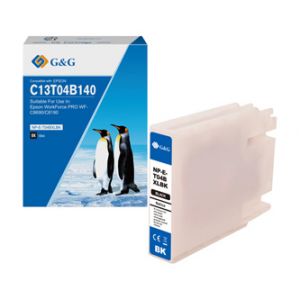 G&G kompatibilní ink s C13T04B140, black, 5800str., NP-E-T04BXLBK-A, pro Epson WF-C8190, W