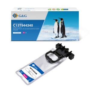 G&G kompatibilní ink s C13T944340, magenta, 3000str., NP-E-9443M, pro Epson WF-C5210, C529
