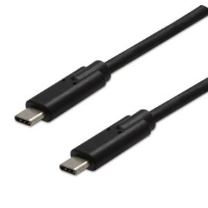 Kabel USB (3.2 gen 2), USB C M- USB C M, 1m, 10 Gb/s, 5V/3A, černý