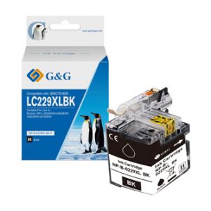 G&G kompatibilní ink s LC-229XL, black, 2400str., NP-B-0229XLBK, pro Brother MFC-J5320DW,