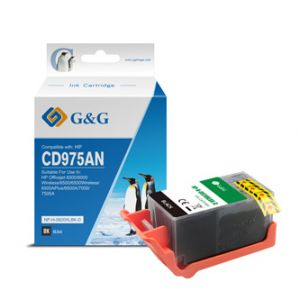G&G kompatibilní ink s CD975AE, black, 1200str., NP-H-0920XLBK(HP920XL, pro HP Officejet