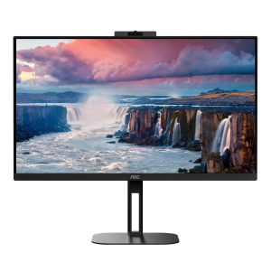 AOC LCD Q27V5CW/BK 27" IPS/2560x1440@75Hz/1ms/300cd/20mil:1/HDMI/DP/4xUSB/USB-C/Webcam/Re